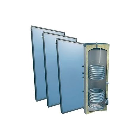 Set solaire OEG 4plus intégration ballon solaire 500 litres 4 capteurs