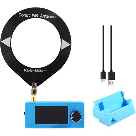 Récepteur Radio SI4732, écran 1,9 Pouces, 10 KHz-180 MHz, FM/AM/LSB/USB, Ondes Courtes, Récepteur Radio SI4732 + Support 3D (1/2)