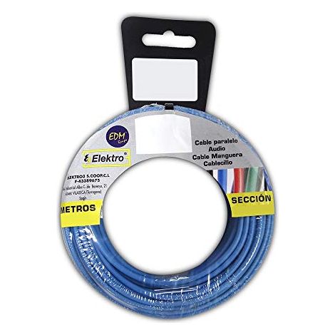 Halogenfreie flexible Kabeltrommel 2,5mm blau 50mts