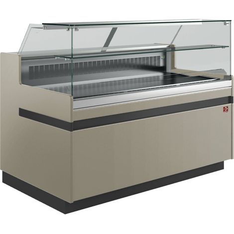 Comptoir vitrine réfrigérée ton taupe - Diamond (1/5)
