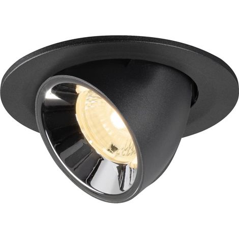 Spot encastré Numinos Gimble S noir/chrome 3000K - 40 deg - 1009402