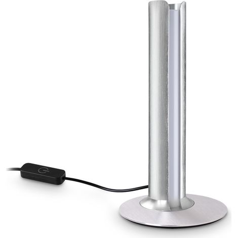 Ideal Lux DORICA Lampe de table LED intégrée en acier 930 lm 3000 K à intensité variable (1/2)