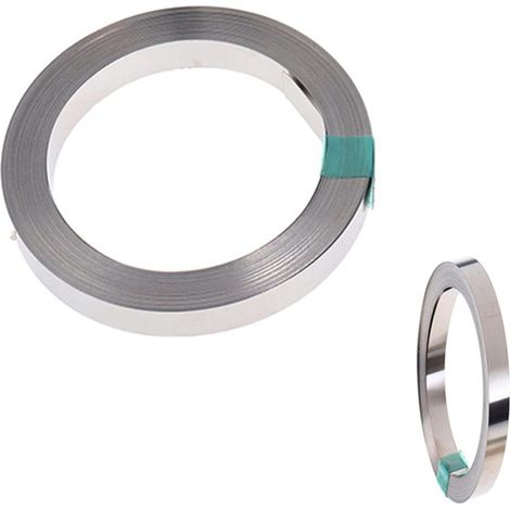Nickelband 8×0,15 mm – reine Nickelstreifen, 10 m Band für Punktschweißgeräte