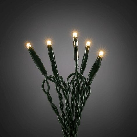 [NEUWERTIG] B-Ware Konstsmide Micro Lichterkette Lichterkette Appsteuerung Led Bernstein 9,93m Grün