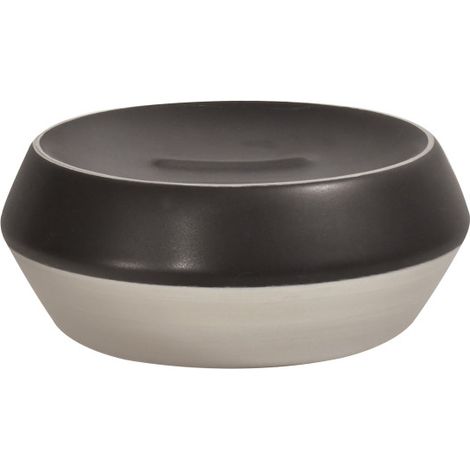 PORTE-SAVON EN CERAMIQUE JOSHUA SILVER MATT