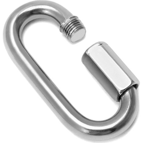 Maillon rapide M12 pour chaîne, cadenas en U robuste en acier inoxydable 304, adapté aux équipements de voyage de plein air (1/5)