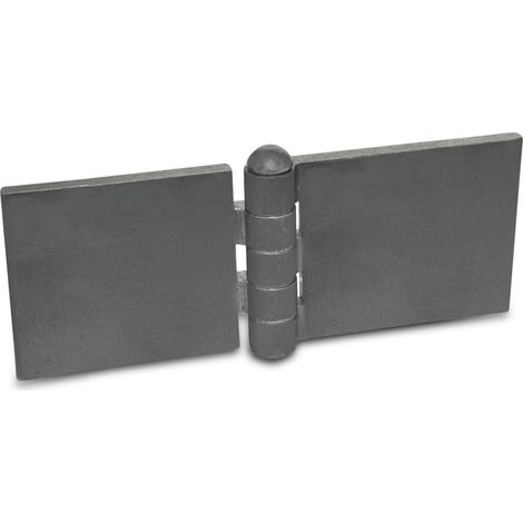 Charnière à souder - 1366-ST-160-60-A-BL Profil en acier L x L 160 x 60 mm (1/3)