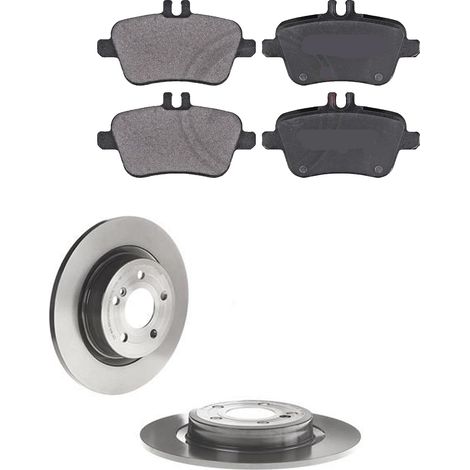 KIT FRENI POSTERIORI compatibile con MERCEDES-BENZ SLK (R172) - DISCHI + PASTIGLIE OEM: P 50 140 / 18299 /SOSTITUZIONE DIRETTA/BASSA POLVERE/SILENZIOSO (1/5)
