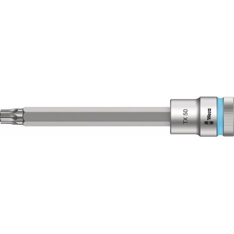 Wera, 8767 C HF TORX TORX Zyklop Bussole a inserto attacco da 1/2" con ritegno vite con, TX 50 x 140 mm (1/5)