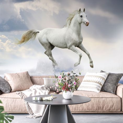 Papier peint panoramique - Cheval - 130 cm x 89 cm (1/4)