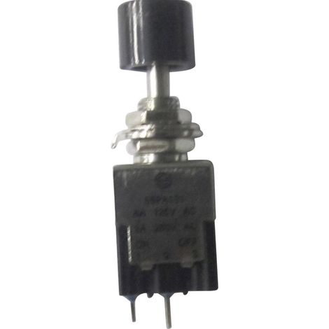 TRU COMPONENTS 1587790 TC-PA101A1BK Druckschalter 250 V/AC 3 A 1 x Ein/Aus rastend 1 St. (1/2)