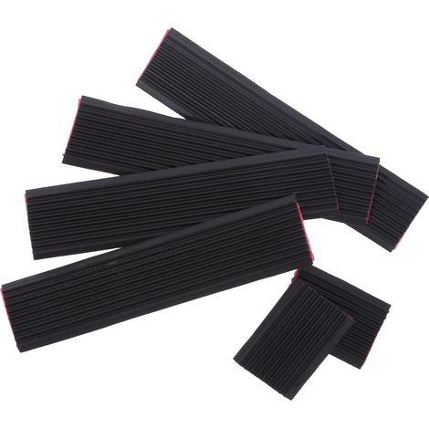 antid rapants en feutre noir pour pieds de chaise lot de 6 (1/5)