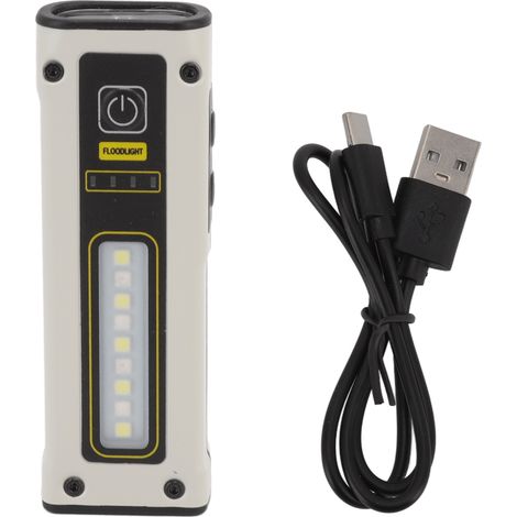 Linterna LED multifuncional portátil B59 Mini con doble fuente de luz y potente imán. (1/5)