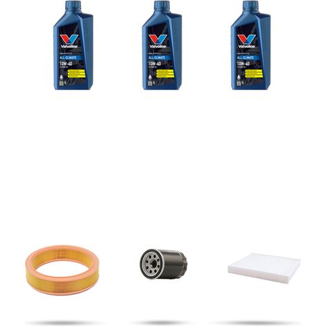 Kit tagliando 3 FILTRI e 3L OLIO compatibile con Fiat Punto II 1.2 8v 44kw dal 1999 (1/5)