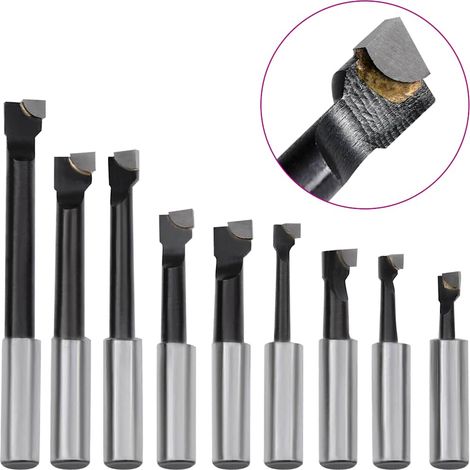 vidaXL Set de herramientas perforación 15 pzas cabezal 50mm F1-12 MT2-M10 (1/2)