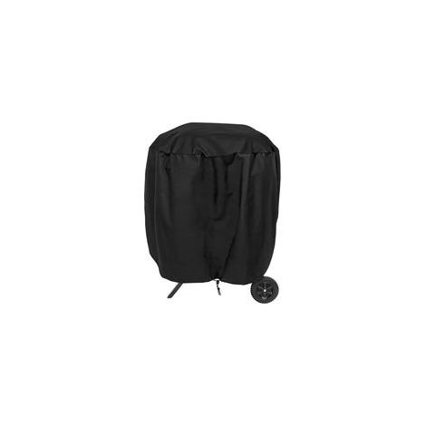210D Outdoor-Grillabdeckung 7691 cm, staub- und wasserdicht, schwarzes Oxford-Gewebe (1/4)