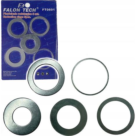 Anelli di riduzione per dischi da 32-16 mm, 5 pezzi, Falon-Tech FT0601