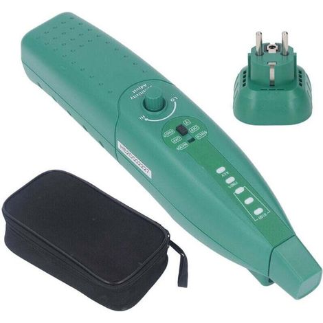 Détecteur automatique de disjoncteur et testeur de prise Kit de testeur de prise de recherche automatique Prise UE 110-250 V MS5902A (1/4)