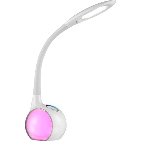 T3 Kinderschreibtischlampe, Weiß, mit RGB-Farbnachtlicht und dimmbarer LED-Beleuchtung