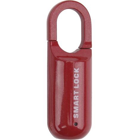 Serrure à Digitale, 10 Ensembles de Cadenas à Digitale Antivol en Alliage de Zinc Rechargeable USB sans Clé avec Voyant LED, Déverrouillage D'Urgence, pour (1/5)