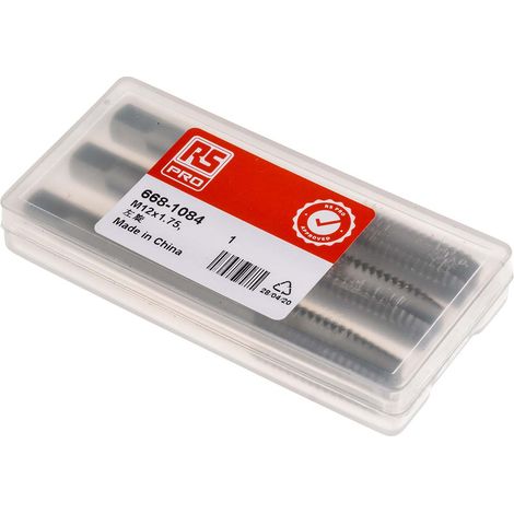 Taraud M12, pas de 1.75mm, Métrique, HSS ( Prix pour 1 Jeu ) (1/4)