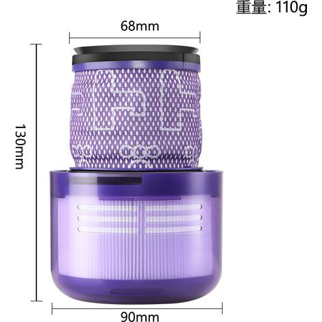 Compatible avec les cartouches et filtres de post-filtration des aspirateurs à main Dyson V11/SV14 (1/4)