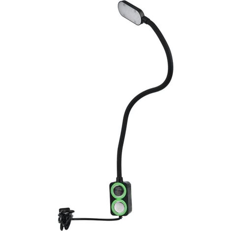 Lampe LED pour machine à coudre, luminosité réglable, 100240 V (noire, prise UE) (1/5)