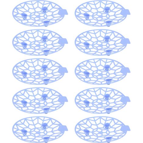 10 Pièces Support de Fruits pour Éviter la Pourriture, Stable et Réutilisable, Cadre Résistant aux Intempéries Bleu (1/5)