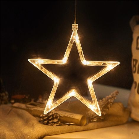Guirlande Lumineuse À Suceur - LED Clignotantes - Pour Décoration Intérieure Et Vitrine - Alimentée Par 3 Piles AAA - 1 Pièce (1/3)