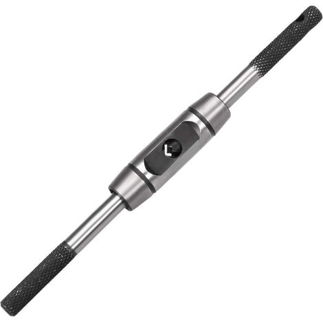 Tourne à Gauche Porte Taraud Réglable Robinet Clé Poignée pour Métrique M1-M8 Robinet Fraise Clé à Tarauder Outil Corps Moulage sous Pression (1/5)