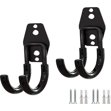 2Pcs Kayak Rames Tient Rack, Kayak Paddle Wall Hanger, Paddle Mount Hanger (1/5)