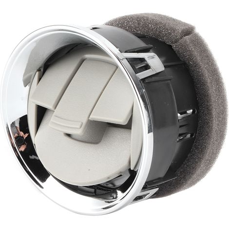 Bouche d'aération chauffante intérieure argent chromé anneau extérieur CL3Z-19893-EA compatible Ford F-150 2012-2014 (1/5)