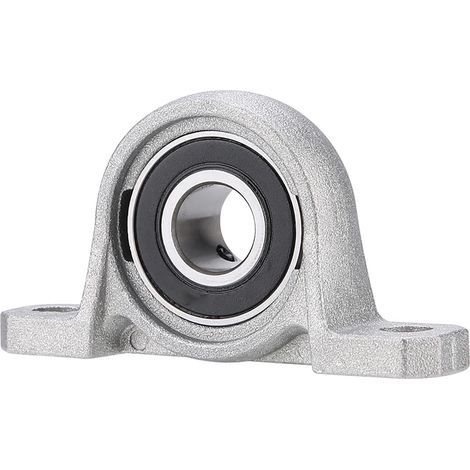 KP001 12mm Pillow Block Bearings Flange Bore Auto Self Adjust Center Mounted Support