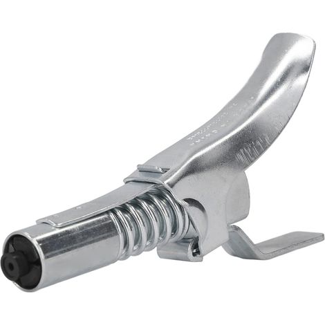 Coupleur de graissage 1/8 NPT, verrouillage facile, conception arrondie, matériau acier/fer, coupleur de graissage hyperbare remplaçable (1/5)