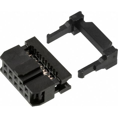 Connecteur IDC RS PRO Femelle, 10 contacts, 2 rangées, pas 2.54mm, Montage sur câble ( Prix pour 1 )