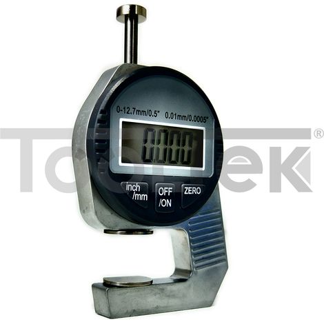 CALIBRO SPESSIMETRO MISURATORE SPESSORE DIGITALE 0-12,7mm MICROMETRO (1/3)