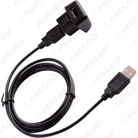 Câble adaptateur USB pour prise de commutation d'interface USB de l'accoudoir Citroën/Peugeot (1/4)