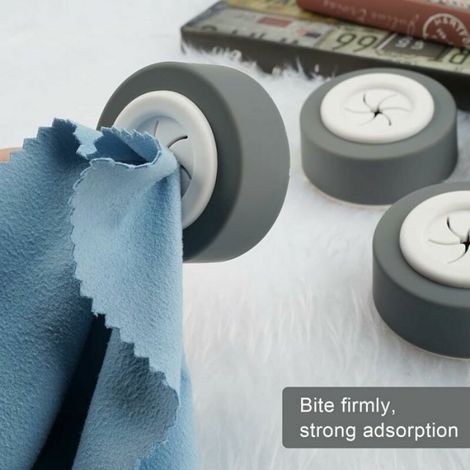 4PACK Accroche Torchon Auto-Adhsives Crochet Adhsif Ronde pour Cuisine et Salle de Bain couleurs multiples Largeight (1/4)