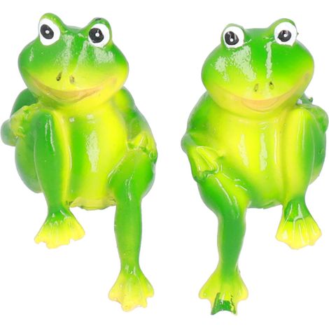 handgefertigter Harzfrosch, nachhaltige Mikrolandschaft und