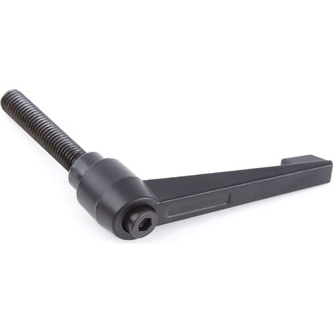 Poignée de serrage M10, levier de verrouillage réglable, bouton fileté mâle pour machines, tige 50 mm, poignée de blocage industrielle, vis de pression M10x50, manette de réglage mécanique.