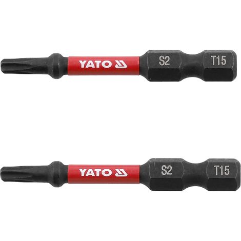 Schlagbits 1/4" TORX T15 50 mm, 2 Stück