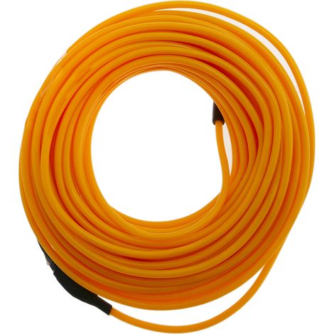 BeMatik - Elettroluminescente Cavo 2,3 millimetri oro in bobina 10m collegato a 220VAC