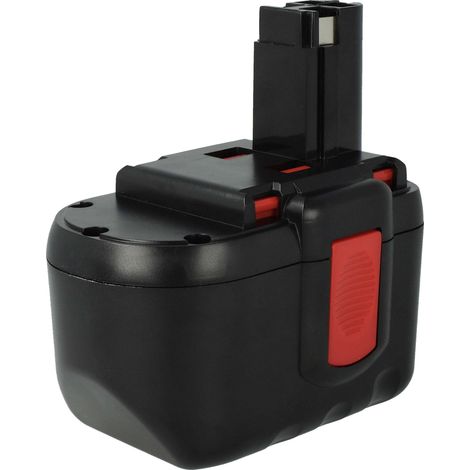 vhbw 1x Batterie compatible avec Bosch PSB 24VE-2, SAW 24V, GSR 24VE-2, GST 24V outil électrique (3000 mAh, NiMH, 24 V)