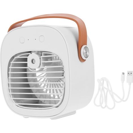 Ulisem Refroidisseur d'air, USB, 128 ml, 17x9,6x16,7 cm, blanc (1/5)