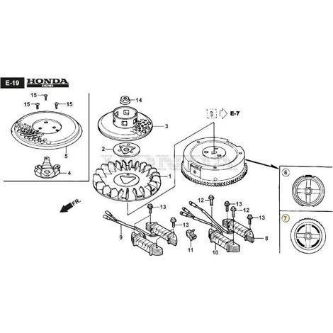 ORIGINAL STIGA MAGNETschwungrad – 118552177/0