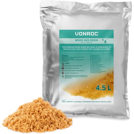 VONROC Résine Mixte Premium 4.5L – Sac de recharge – Pour DI501XX et systèmes DI similaires
