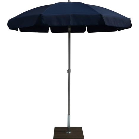 Ombrellone da giardino esterno terrazzo piscina e spiaggia Borgo - Blu (1/5)