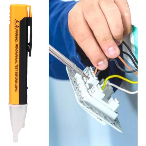 Crayon de test inductif multifonctionnel pour vérifier les points de rupture - Stylo d'électricien - Crayon de test LED (1/5)