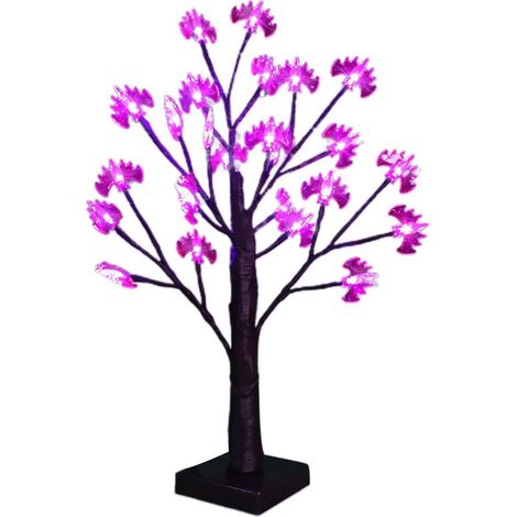 Arbre à LED scintillant, accessoire de décoration polyvalent pour une fête à thème à la maison ou une chambre.