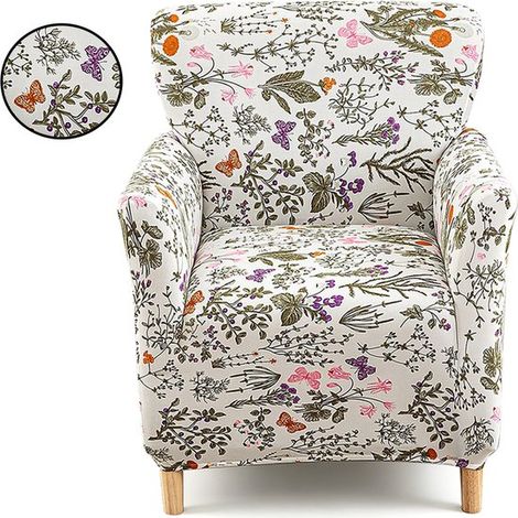 Funda para silla, Funda elástica para silla, Funda extraíble para silla, Funda para sillones de banquete/lectura, sillas de comedor (1/5)